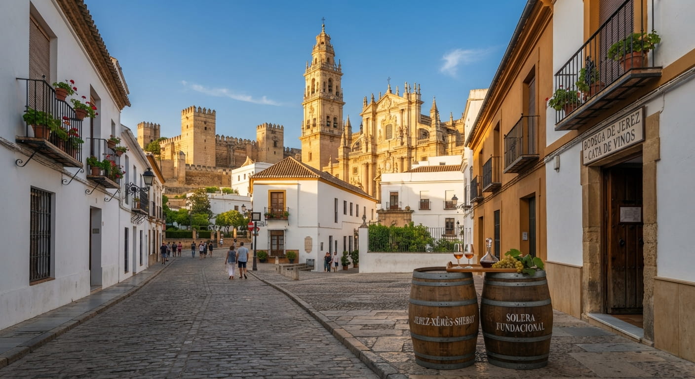 foto: Botas de vejez centenaria en bodega jerezana con etiquetas VORS | motivo: Representa el proceso de selección bota a bota que caracteriza a los vinos premiados de Tabajete en el International Wine Challenge
